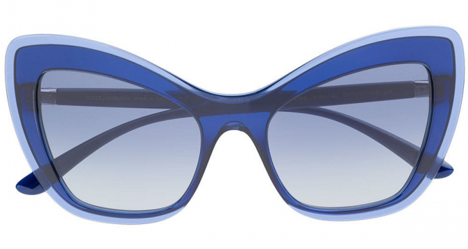 DOLCE & GABBANA EYEWEAR oversized cat eye sunglasses