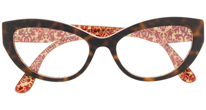 DOLCE & GABBANA EYEWEAR tortoiseshell-effect glasses