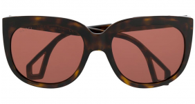 GUCCI EYEWEAR oversized cat-eye...