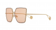 GUCCI EYEWEAR oversized square frame sunglasses