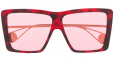 GUCCI EYEWEAR oversized tinted sunglasses