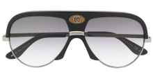 GUCCI EYEWEAR oversized aviator frame sunglasses