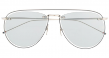 THOM BROWNE EYEWEAR silver-tone sunglasses