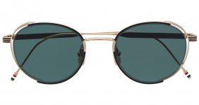 THOM BROWNE EYEWEAR round-framed...