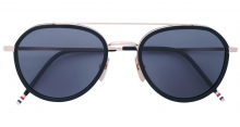 THOM BROWNE EYEWEAR Matte Black Sunglasses