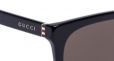 GUCCI EYEWEAR black wide rim sunglasses