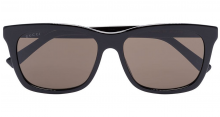 GUCCI EYEWEAR black wide rim sunglasses