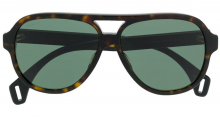 GUCCI EYEWEAR tortoiseshell aviator sunglasses