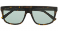 GUCCI EYEWEAR tortoiseshell square frame sunglasses