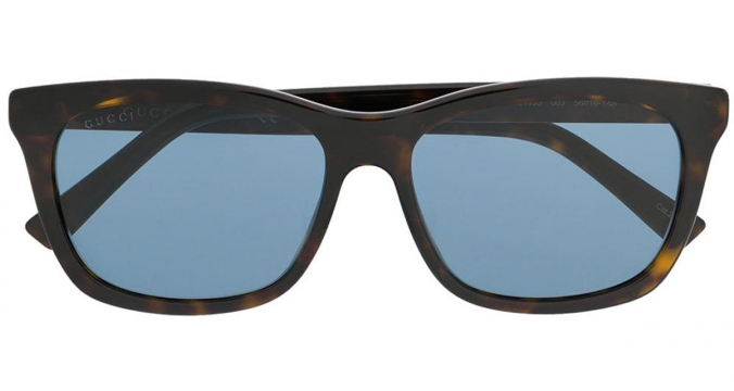 GUCCI EYEWEAR rectangular frame sunglasses