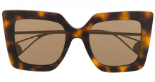 GUCCI EYEWEAR oversize-frame sunglasses