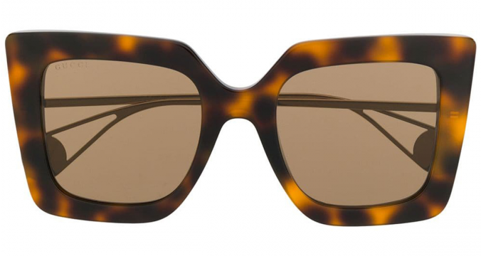 GUCCI EYEWEAR oversize-frame sunglasses