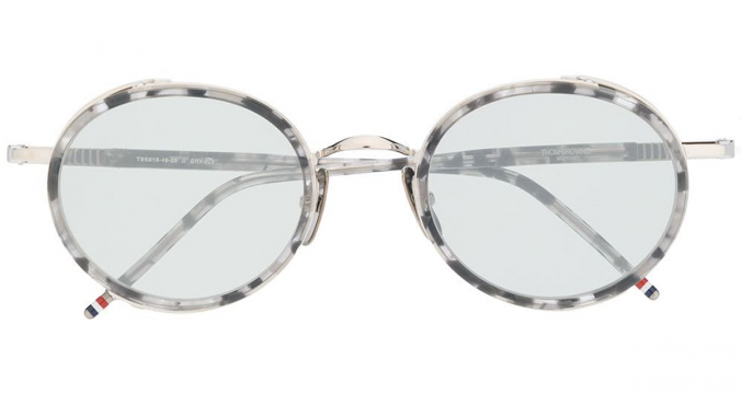 THOM BROWNE EYEWEAR round sunglasses