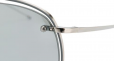 THOM BROWNE EYEWEAR silver-tone sunglasses