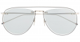 THOM BROWNE EYEWEAR silver-tone sunglasses