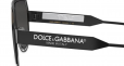 DOLCE & GABBANA EYEWEAR oversized logo sunglasses