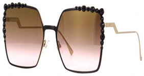 FENDI OVERSIZED SQUARE SUNGLASSES