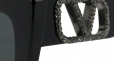 Valentino V-lOGO crystal embellished sunglasses