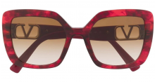 VALENTINO V-LOGO SQUARE SUNGLASSES