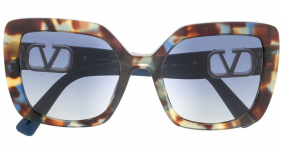 VALENTINO V-LOGO SQUARE SUNGLASSES