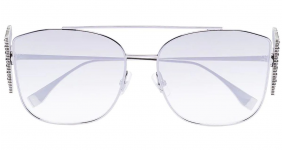 FENDI FFREEDOM SILVER SUNGLASSES