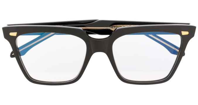 CUTLER & GROSS 1355-01 BLACK TAXI OPTICAL GLASSES