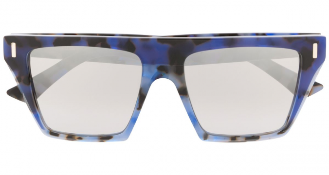 CUTLER & GROSS 1352-02 SPACE ODDITY BLUE SUNGLASSES