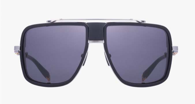 BALMAIN SILVER MESH SUNGLASSES